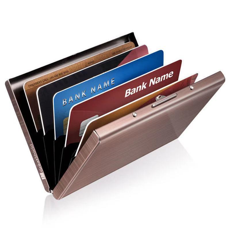 π³ Stainless Steel RFID-Blocking Card Holder
