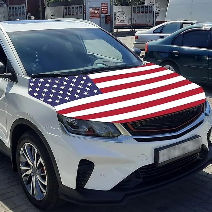 ๐๐Only $29.9 This Week๐๐US Independence Day Car Hood Cover