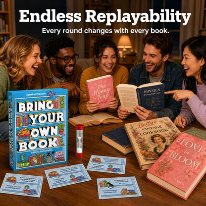 Bring Your Own Book: A Novel Party Game 📚🐱