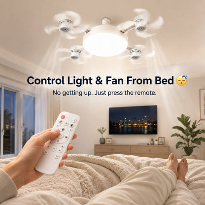 2-in-1 LED Ceiling Fan Light – Just Screw It In