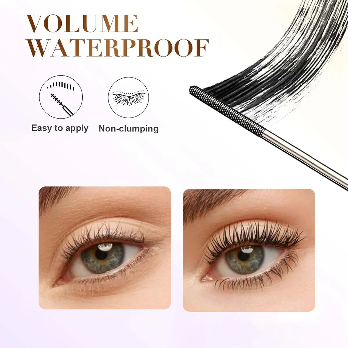 🎁Summer Necessary Sale🤩Lengthening And Curling Long-lasting Mascara, Waterproof & Sweatproof