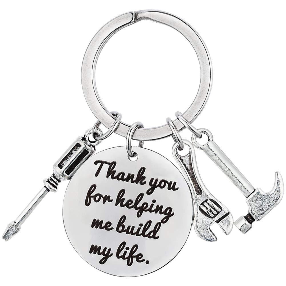 Father's Day Keychain with Hammer, Wrench, Screwdriver