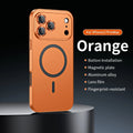 For iPhone 17 Pro Max Air 16 15 14 13 12 Metalic Magnetic Case with Lens Cover
