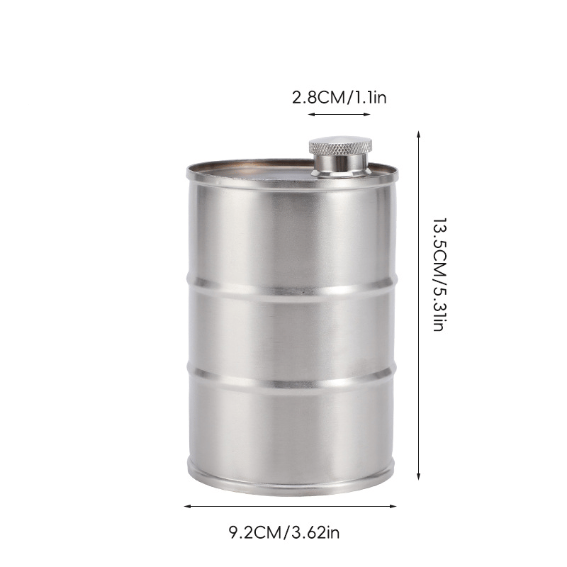 🛢️ Oil Drum Wine Jug – Industrial Style for Your Home Bar