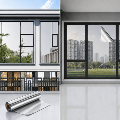 🔥 Over 50% OFF NOW🔥 One-Way Mirror Window Film for Daytime Privacy, UV Protection 🪟✨