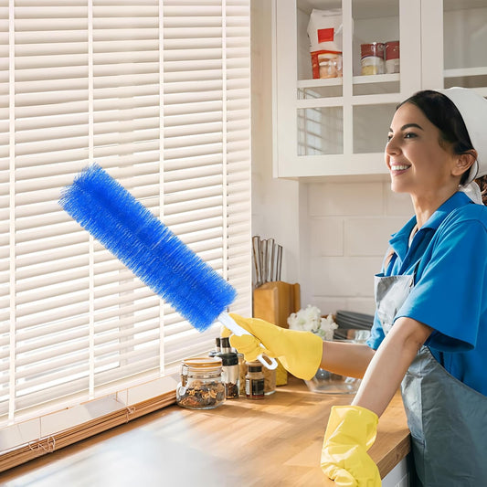 🧹Bendable Microfiber Head,Reusable Dust Remover
