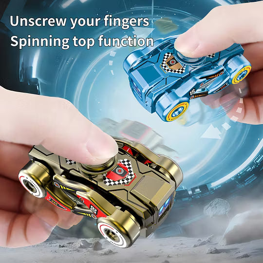 2-in-1 Fidget Spinner Mechanical Dog, Wind-Up Mecha Transforming Toy