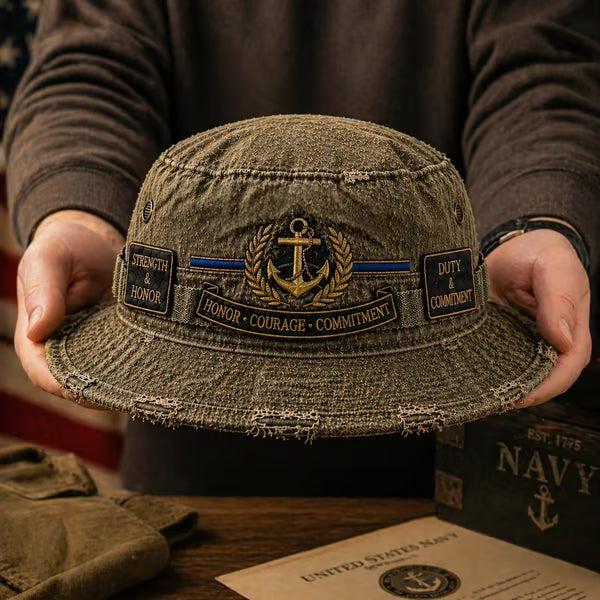 🏆Last Day Promo: 49% OFF - “Honor · Courage · Commitment” Boonie Hat
