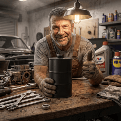 🛢️ Oil Drum Wine Jug – Industrial Style for Your Home Bar