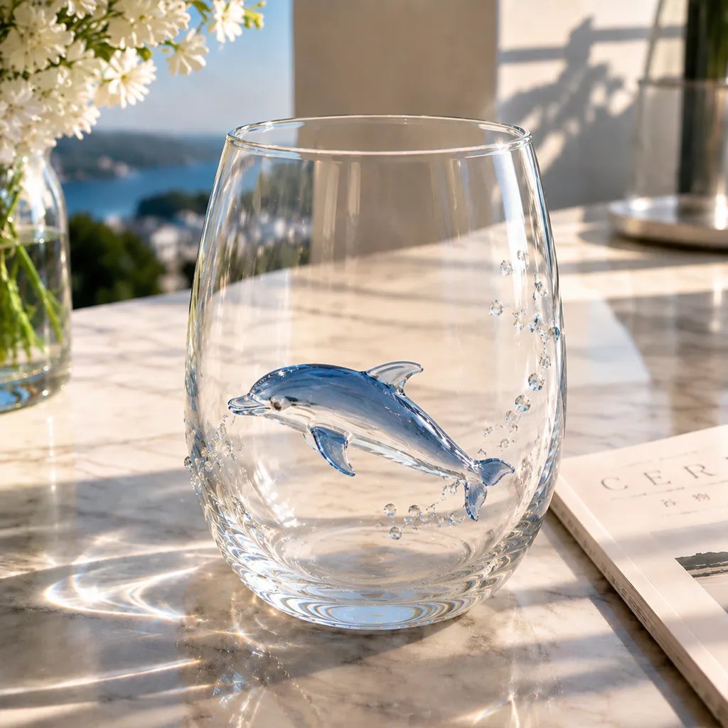🎁 The Perfect Beach House Gift🌊3D Animal Artisan Glassware Collection
