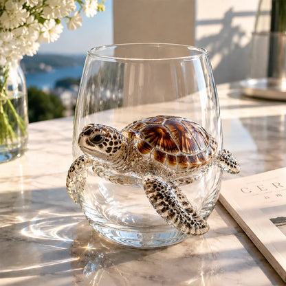 🎁 The Perfect Beach House Gift🌊3D Animal Artisan Glassware Collection