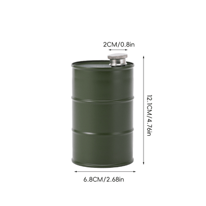 🛢️ Oil Drum Wine Jug – Industrial Style for Your Home Bar