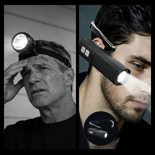 🔦 Ear-Mounted Inductive Headlamp – Hands-Free Light Where You Look