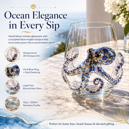 🎁 The Perfect Beach House Gift🌊3D Animal Artisan Glassware Collection
