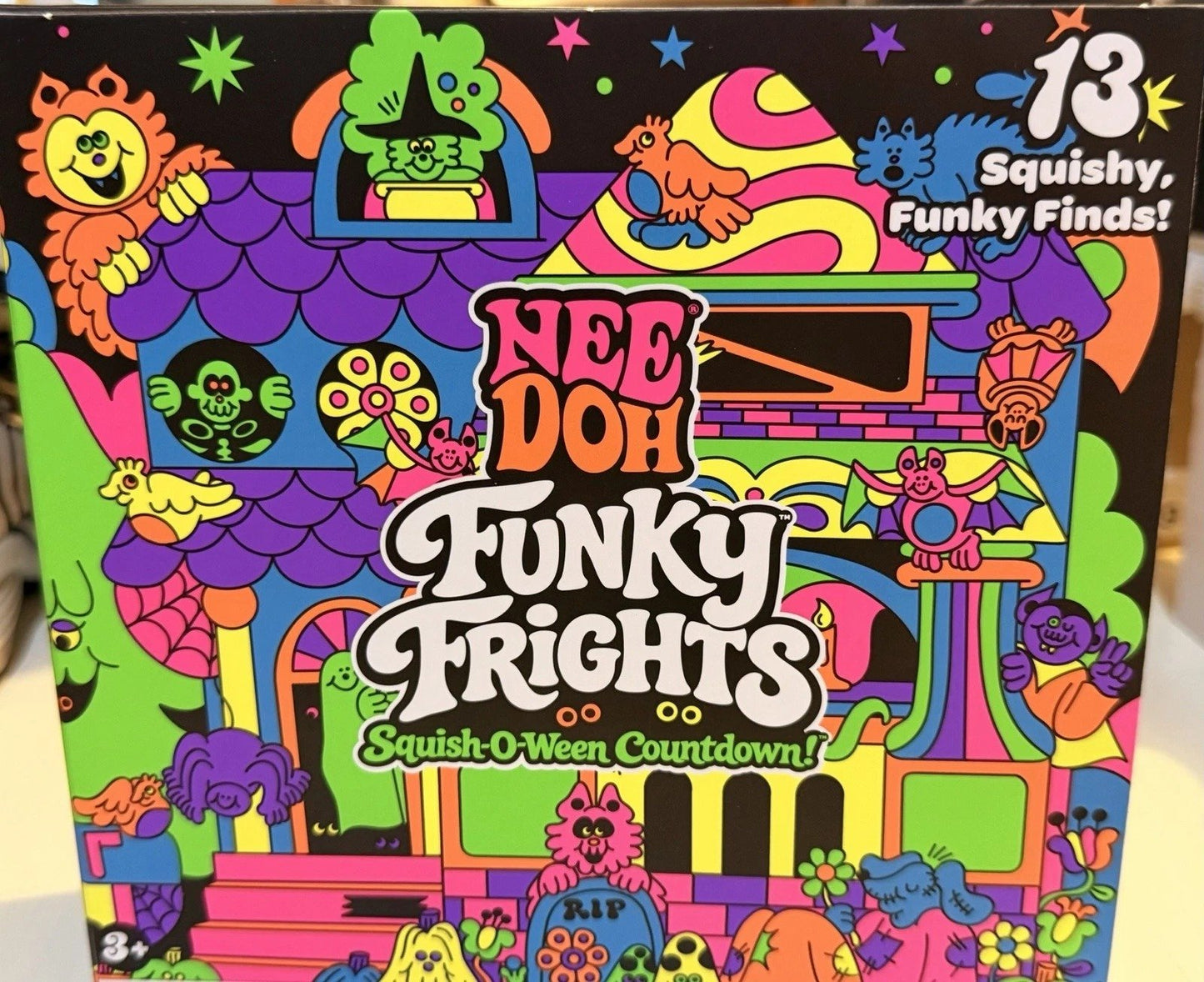 👻🎁NeeDoh Funky FrightsTM Squish-O-Ween Countdown