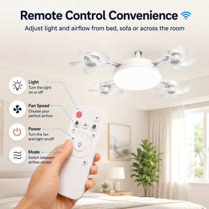 2-in-1 LED Ceiling Fan Light – Just Screw It In