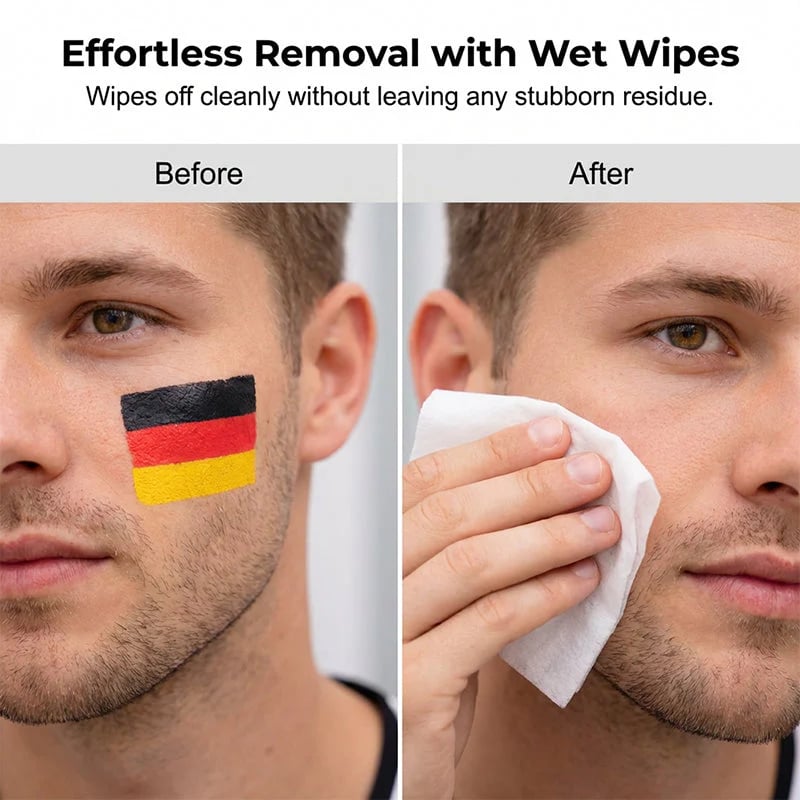 ⚽🏆Buy 1 get 1 free🎉National Flag Face Paint Stick for Sports Fans!