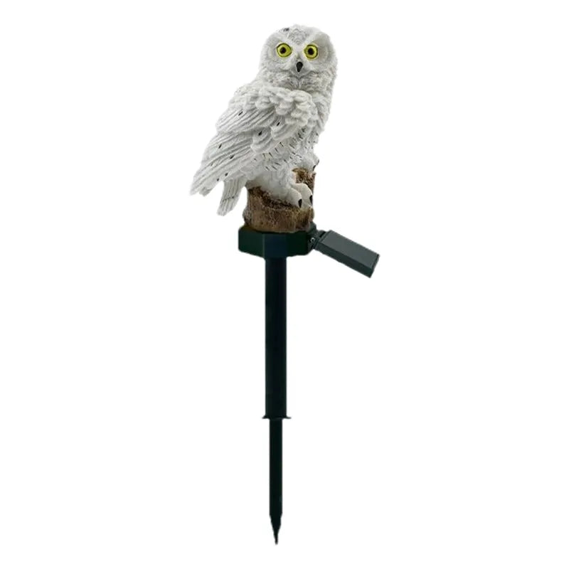 ✨Solar Powered Owl Resin Lamp🦉Vintage Lovely Ambient Ornament Multi-scene Home & Courtyard Decorations