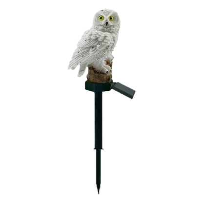 ✨Solar Powered Owl Resin Lamp🦉Vintage Lovely Ambient Ornament Multi-scene Home & Courtyard Decorations