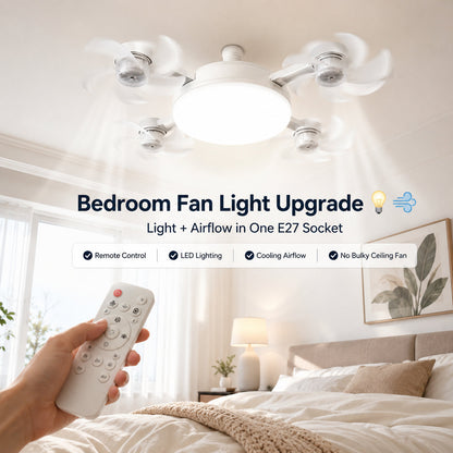 2-in-1 LED Ceiling Fan Light – Just Screw It In