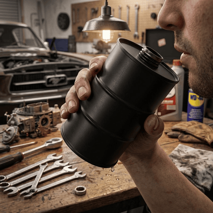 🛢️ Oil Drum Wine Jug – Industrial Style for Your Home Bar