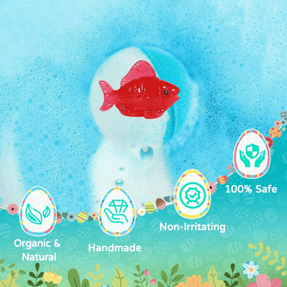 🔥🛁 Natural Bath Bombs for Kids with Mega Bubbles & Surprise Inside 🥚✨ Same as in the video