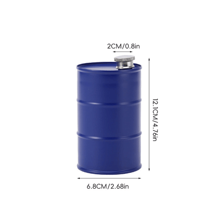 🛢️ Oil Drum Wine Jug – Industrial Style for Your Home Bar