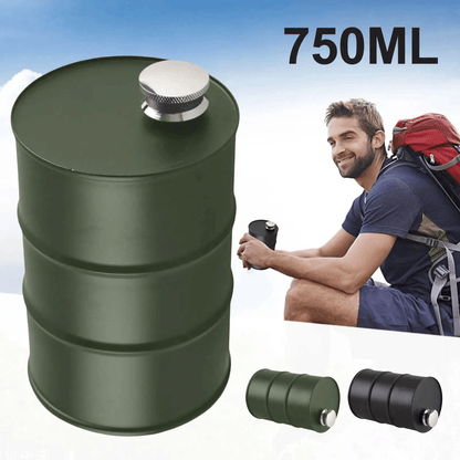 🛢️ Oil Drum Wine Jug – Industrial Style for Your Home Bar