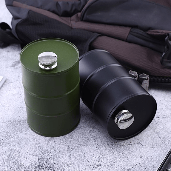 🛢️ Oil Drum Wine Jug – Industrial Style for Your Home Bar