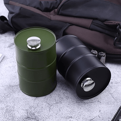 🛢️ Oil Drum Wine Jug – Industrial Style for Your Home Bar
