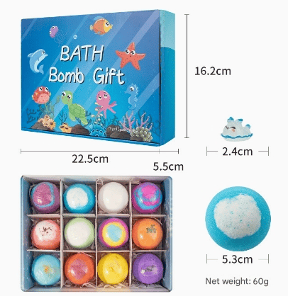 🔥🛁 Natural Bath Bombs for Kids with Mega Bubbles & Surprise Inside 🥚✨ Same as in the video