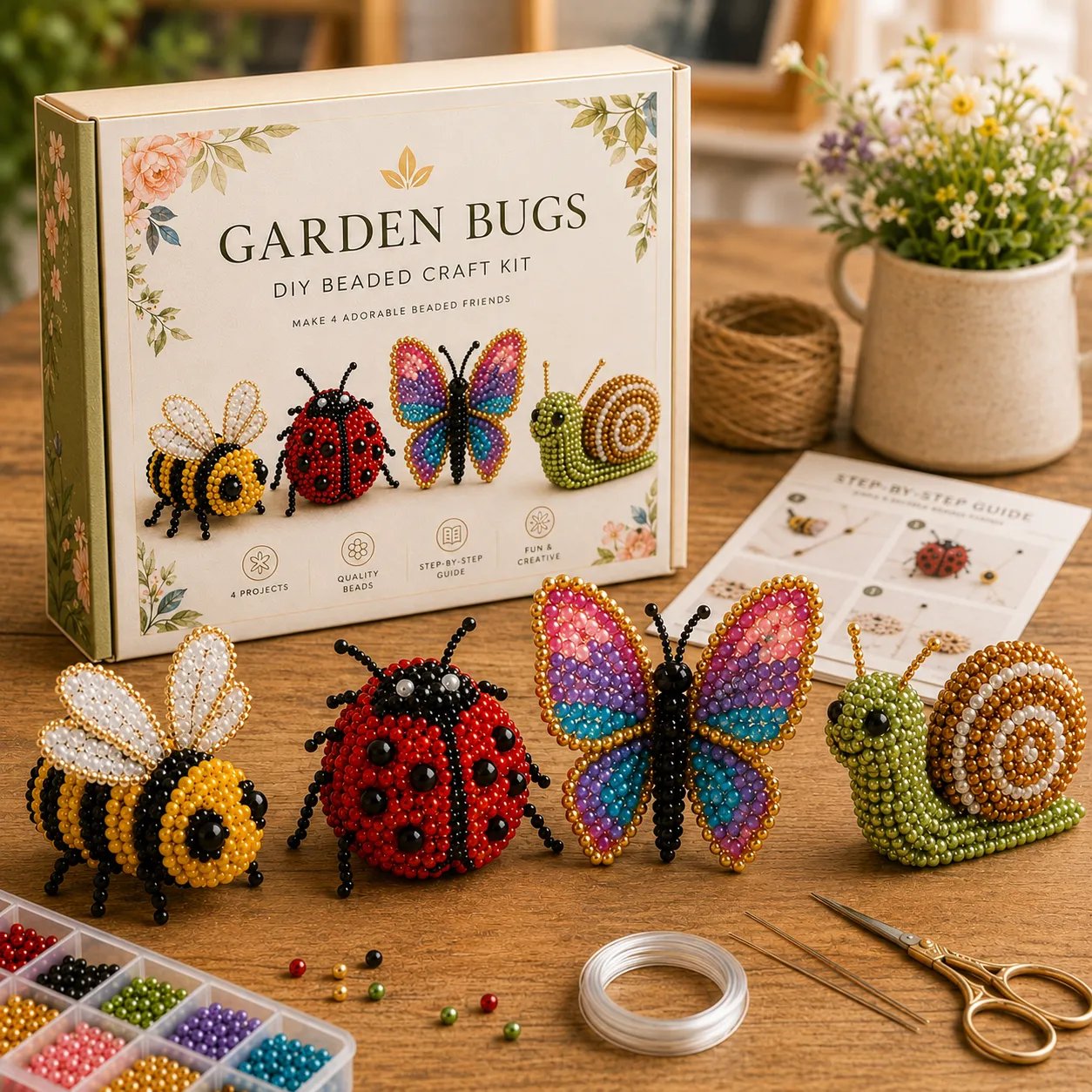 HOT🧵✨ Tiny 3D Beaded Animal DIY Kit