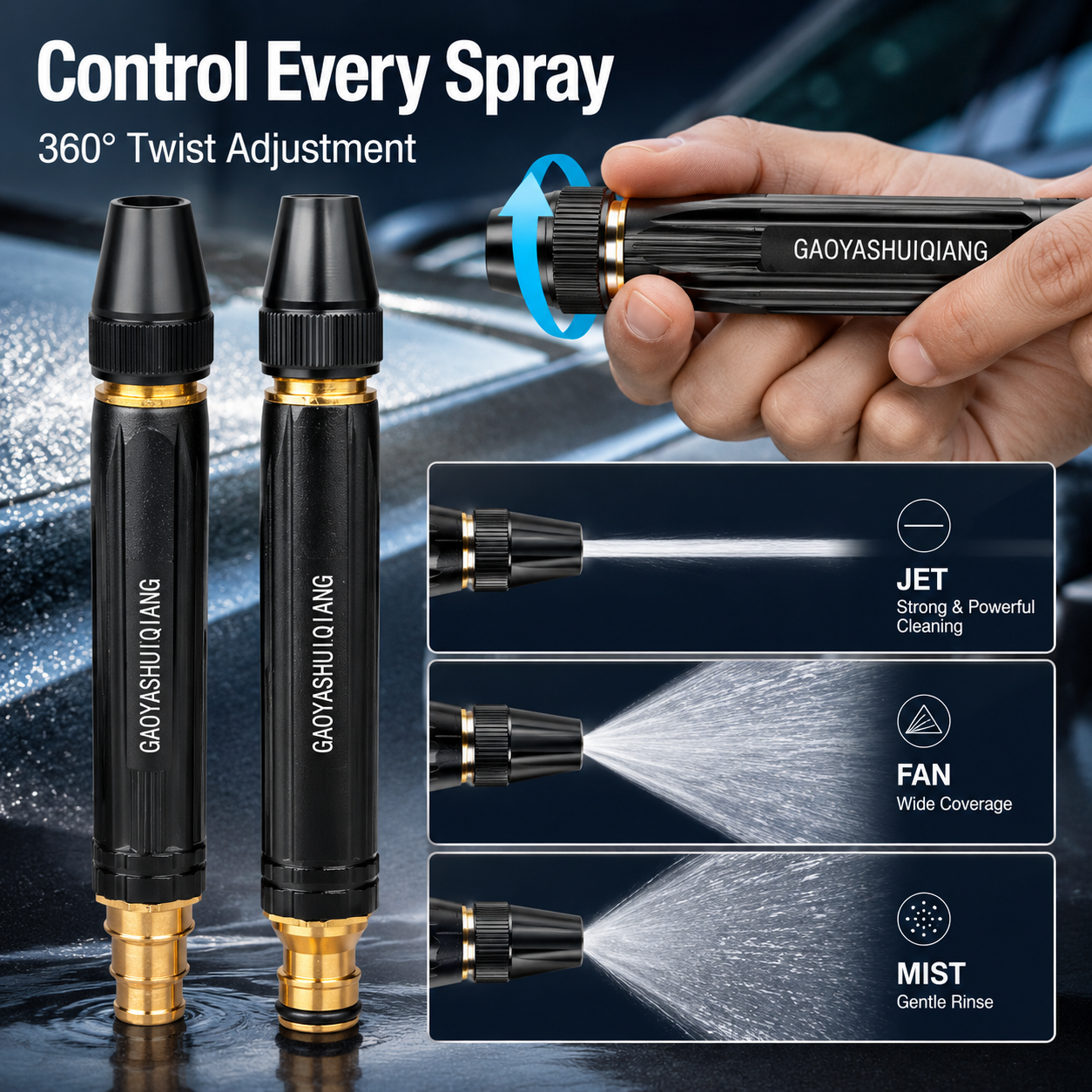 🔥🌊 Last Day 45% OFF – Powerful High-Pressure Water Gun for Car Cleaning