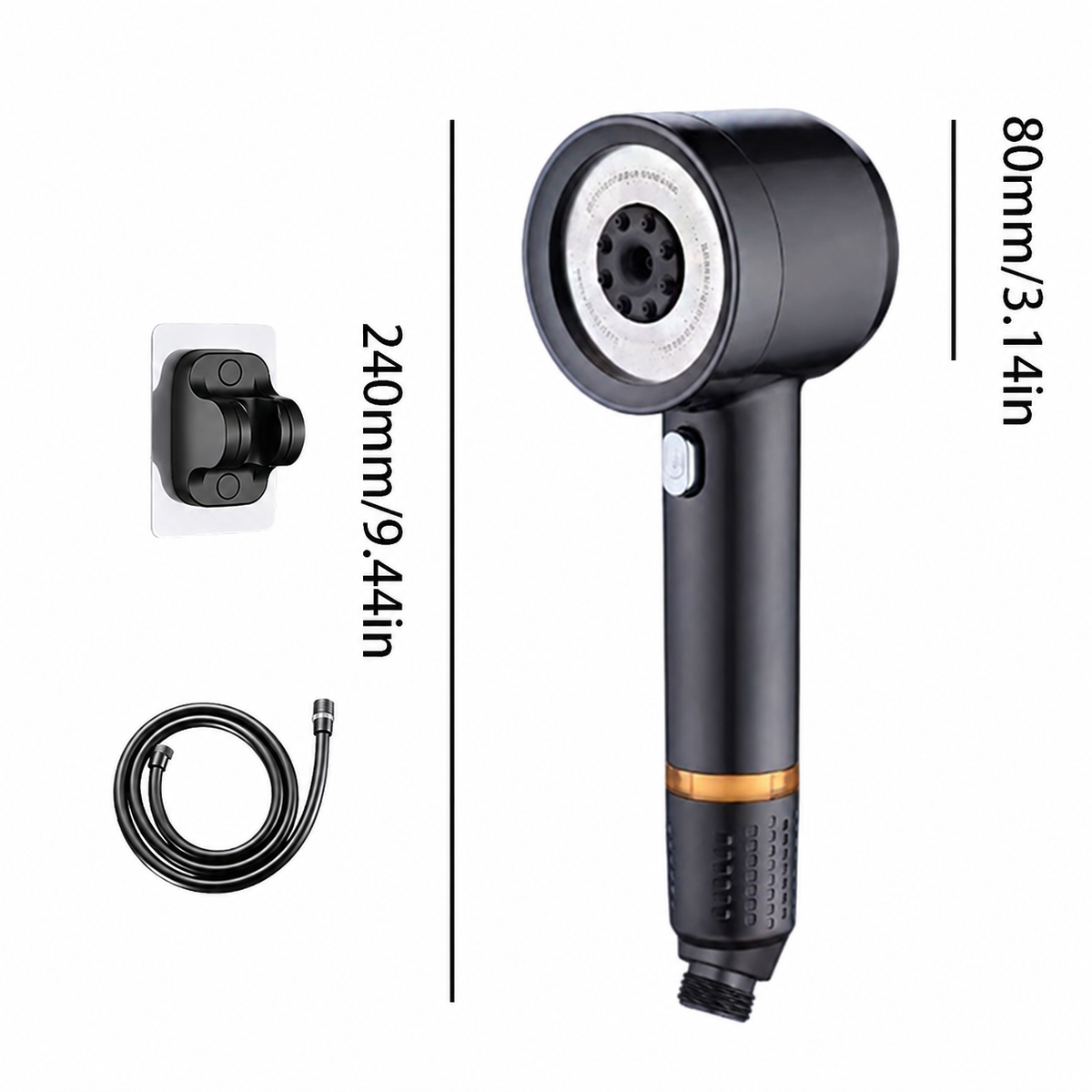 🚿Filtered High-Pressure Shower Head Set – Stronger Flow, Fresher Shower Experience