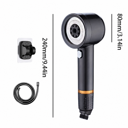 🚿Filtered High-Pressure Shower Head Set – Stronger Flow, Fresher Shower Experience