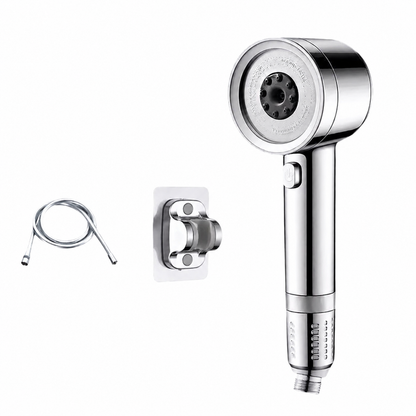 🚿Filtered High-Pressure Shower Head Set – Stronger Flow, Fresher Shower Experience