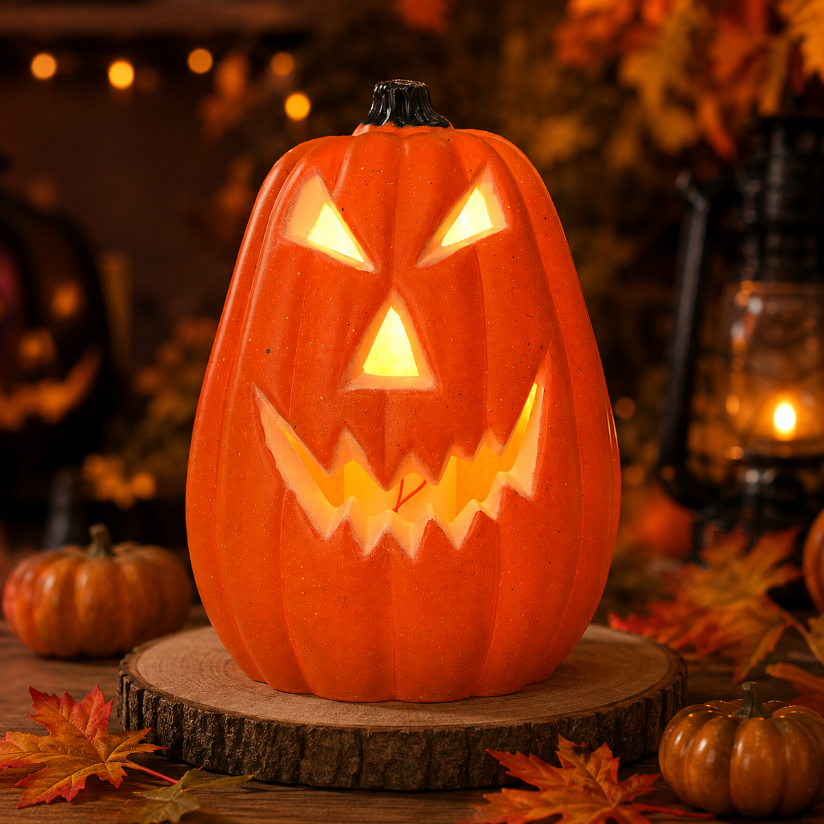 🔥 Halloween Sale 49% OFF – Glowing Pumpkin Lantern Decor | 3 Styles Available