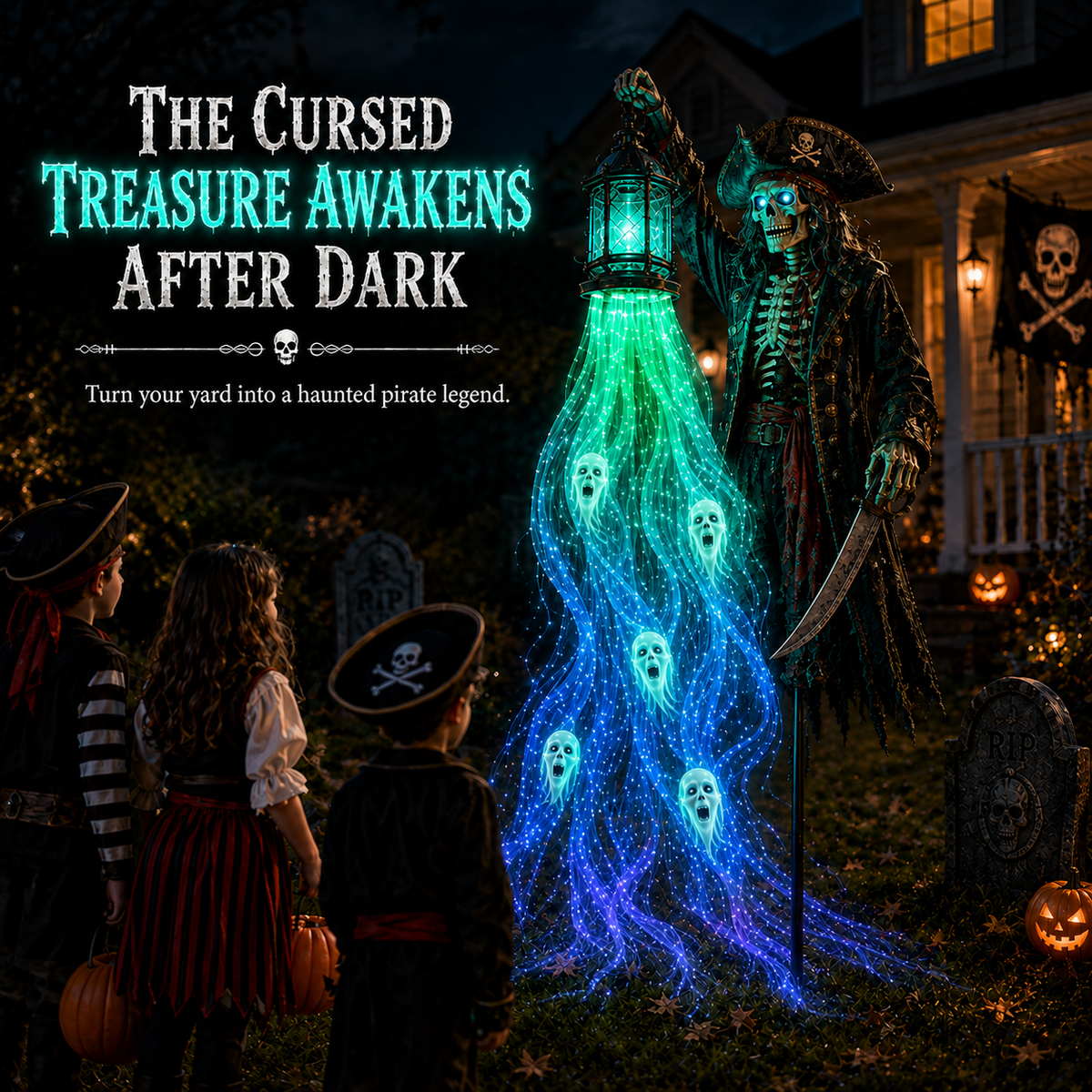 🔥 Today Only: 49% OFF 🔥Animated Halloween Soul Harvester Garden Light Collection💀
