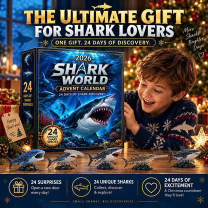 🔥50% Off Today Only-🦈 2026 Shark World Advent Calendar