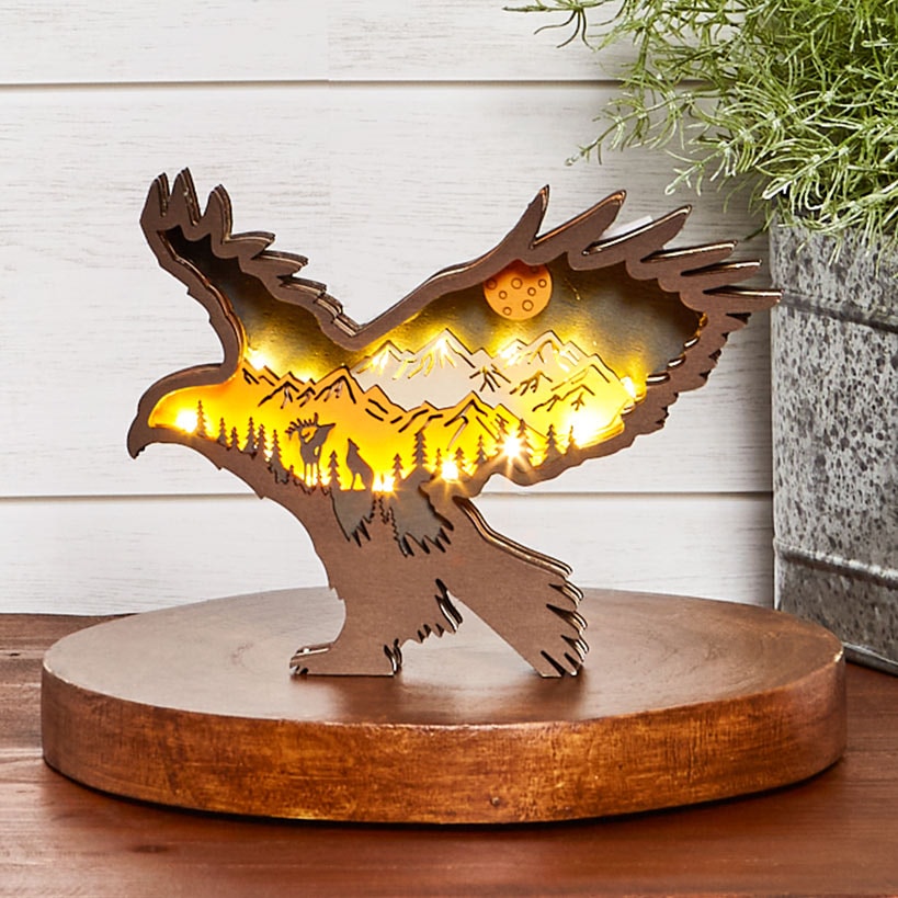 Lighted Woodland Animals