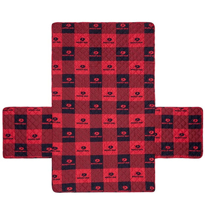 Mossy Oak Red Buffalo Logo Quilted Furniture Cover Chair, Loveseat, Sofa