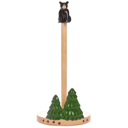 Lodge Kitchen Decor - Sponge Holder, Paper Towel Holder, Salt & Pepper