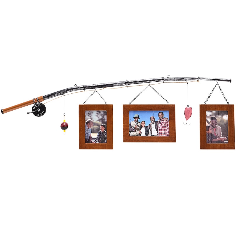 Fishing Themed Decor with Hanging Frames