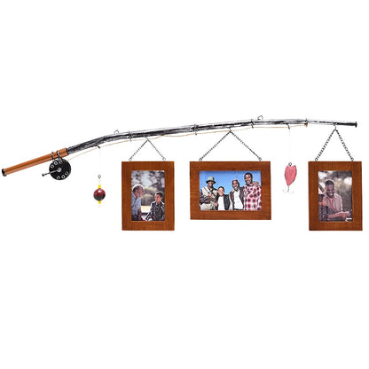 Fishing Themed Decor with Hanging Frames