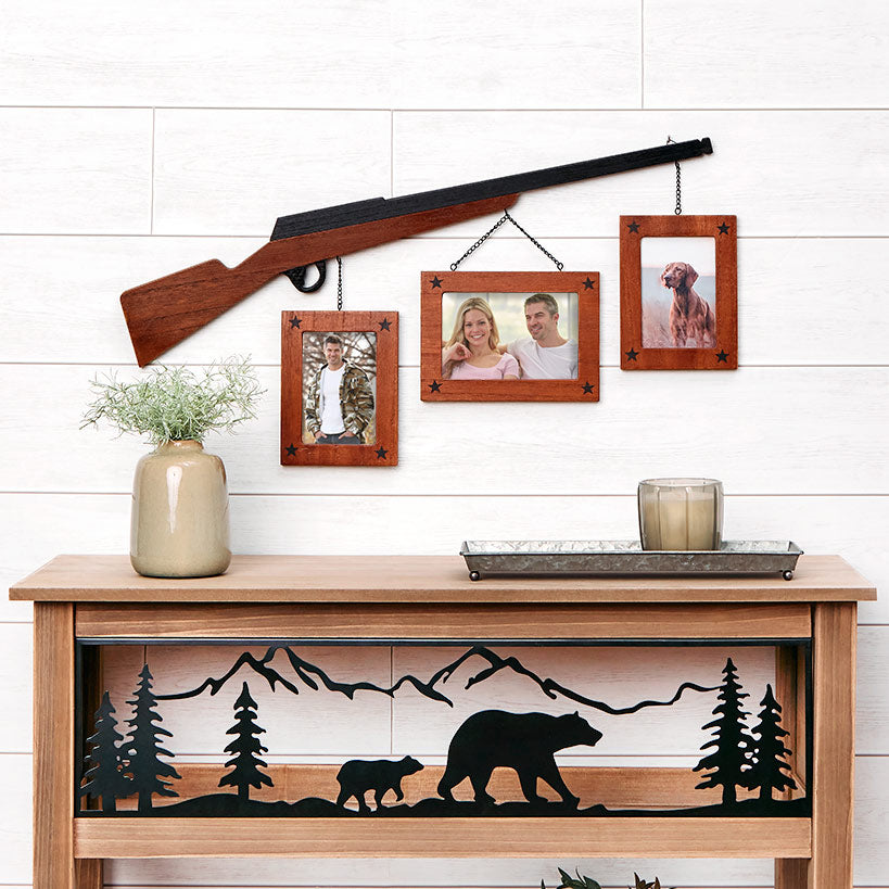 Fishing Themed Decor with Hanging Frames