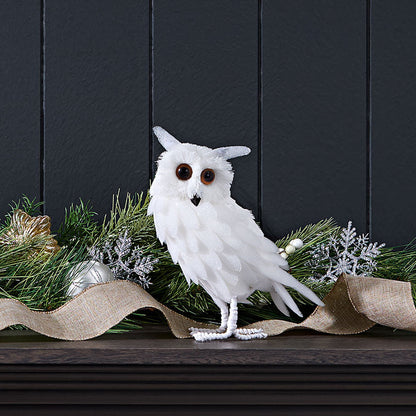 Winter White Woodland Decor - Owl or Deer