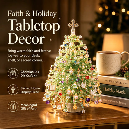 🎄 DIY Beaded Christmas Tree Kit – Create Your Own Sparkling Holiday Decoration