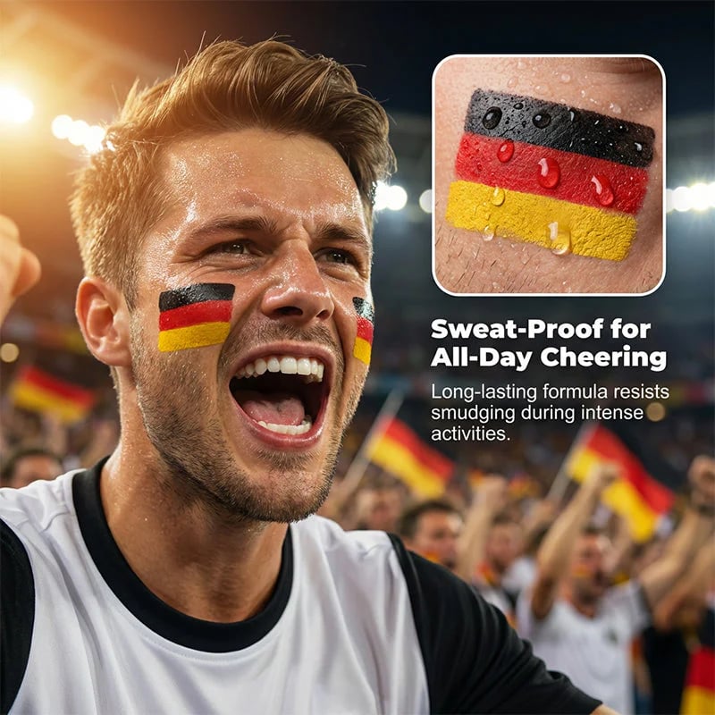 ⚽🏆Buy 1 get 1 free🎉National Flag Face Paint Stick for Sports Fans!