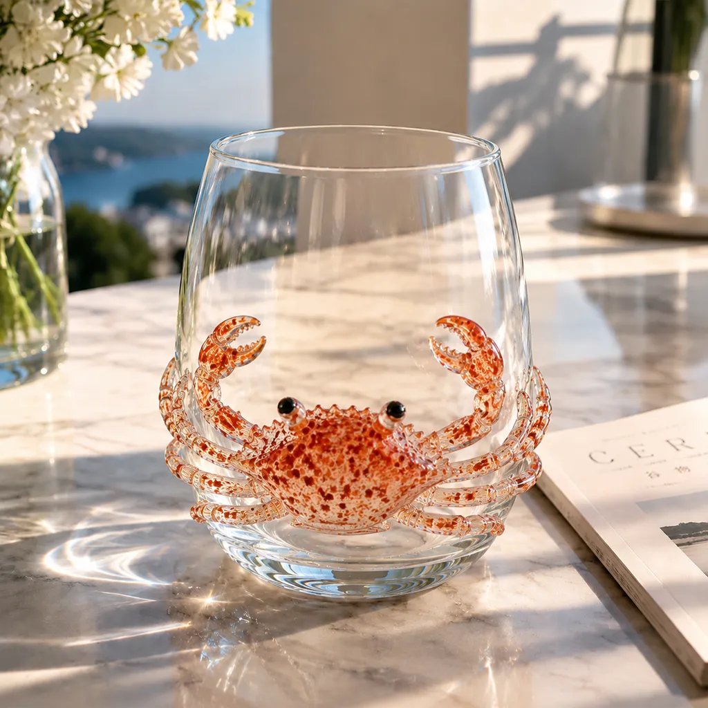 🎁 The Perfect Beach House Gift🌊3D Animal Artisan Glassware Collection