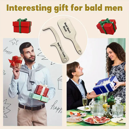 Father's Day Gift-Funny Bald Men Comb Set